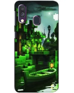 Чехол для Samsung Galaxy A40 2019 (A405F) с картинкой «Minecraft лесной пейзаж» Чехол для Samsung Galaxy A40 2019 (A405F) с картинкой «Minecraft лесной пейзаж»