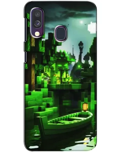 Чехол для Samsung Galaxy A40 2019 (A405F) с картинкой «Minecraft лесной пейзаж» Чехол для Samsung Galaxy A40 2019 (A405F) с картинкой «Minecraft лесной пейзаж»