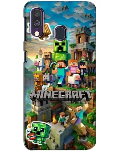Чехол для Samsung Galaxy A40 2019 (A405F) с картинкой «Замок Minecraft» Чехол для Samsung Galaxy A40 2019 (A405F) с картинкой «Замок Minecraft»