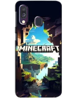 Чехол для Samsung Galaxy A40 2019 (A405F) с картинкой «Пещера Майнкрафт» Чехол для Samsung Galaxy A40 2019 (A405F) с картинкой «Пещера Майнкрафт»
