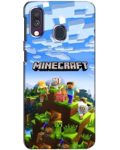 Чехол для Samsung Galaxy A40 2019 (A405F) с картинкой «Minecraft классический мир» Чехол для Samsung Galaxy A40 2019 (A405F) с картинкой «Minecraft классический мир»
