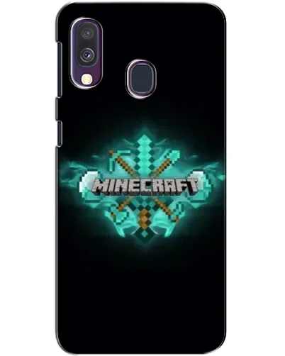 Чехол для Samsung Galaxy A40 2019 (A405F) с картинкой «Minecraft Diamond лого» Чехол для Samsung Galaxy A40 2019 (A405F) с картинкой «Minecraft Diamond лого»