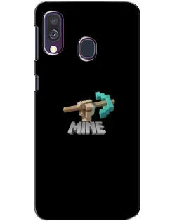 Чехол для Samsung Galaxy A40 2019 (A405F) с картинкой «Алмазная кирка» Чехол для Samsung Galaxy A40 2019 (A405F) с картинкой «Алмазная кирка»