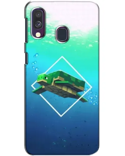 Чехол для Samsung Galaxy A40 2019 (A405F) с картинкой «Черепаха Minecraft» Чехол для Samsung Galaxy A40 2019 (A405F) с картинкой «Черепаха Minecraft»