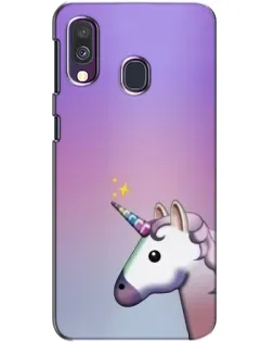 Чехол для Samsung Galaxy A40 2019 (A405F) с картинкой «Единорог градиент»