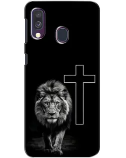 Чохол для Samsung Galaxy A40 2019 (A405F) з картинкою «Лев та Хрест» Чохол для Samsung Galaxy A40 2019 (A405F) з картинкою «Лев та Хрест»