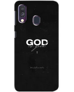 Чехол для Samsung Galaxy A40 2019 (A405F) с картинкой «GOD — Бог над всем»