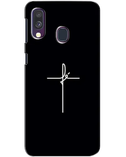 Чехол для Samsung Galaxy A40 2019 (A405F) с картинкой «Тонкий крест» Чехол для Samsung Galaxy A40 2019 (A405F) с картинкой «Тонкий крест»