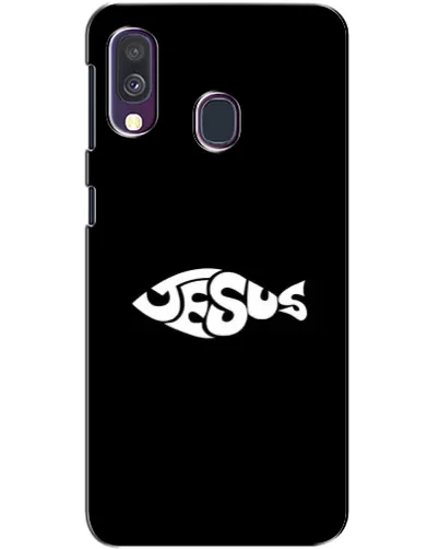 Чехол для Samsung Galaxy A40 2019 (A405F) с картинкой «Рыба Jesus» Чехол для Samsung Galaxy A40 2019 (A405F) с картинкой «Рыба Jesus»