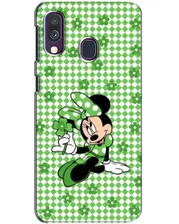Чехол для Samsung Galaxy A40 2019 (A405F) с картинкой «Mickey в клетку»