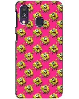 Чехол для Samsung Galaxy A40 2019 (A405F) с картинкой «Розовый паттерн»