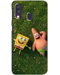 Чехол для Samsung Galaxy A40 2019 (A405F) с картинкой «Друзья на лужайке» Чехол для Samsung Galaxy A40 2019 (A405F) с картинкой «Друзья на лужайке»