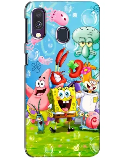 Чехол для Samsung Galaxy A40 2019 (A405F) с картинкой «Губка Боб и друзья» Чехол для Samsung Galaxy A40 2019 (A405F) с картинкой «Губка Боб и друзья»
