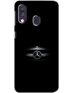 Чехол для Samsung Galaxy A40 2019 (A405F) с картинкой «Mercedes — абстрактные линии»
