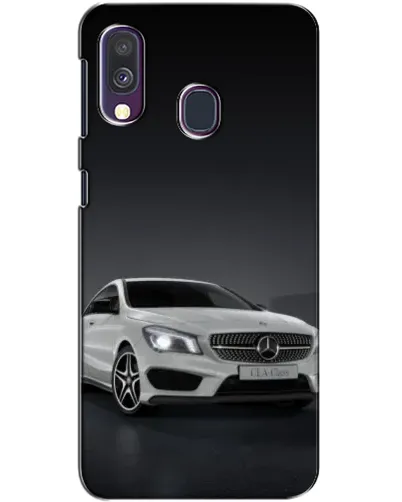 Чехол для Samsung Galaxy A40 2019 (A405F) с картинкой «Mercedes AMG GT Silver»