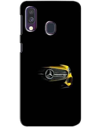 Чехол для Samsung Galaxy A40 2019 (A405F) с картинкой «Mercedes — ретро стиль»