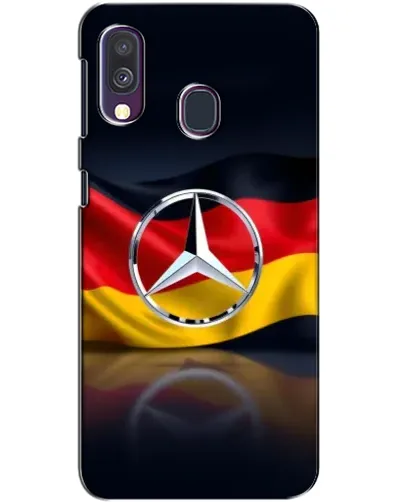 Чехол для Samsung Galaxy A40 2019 (A405F) с картинкой «Mercedes — флаг Германии»