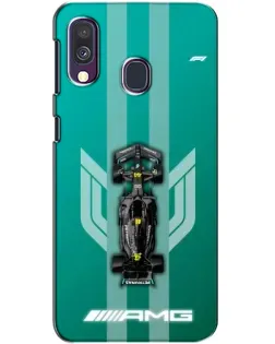Чехол для Samsung Galaxy A40 2019 (A405F) с картинкой «Mercedes AMG Petronas»