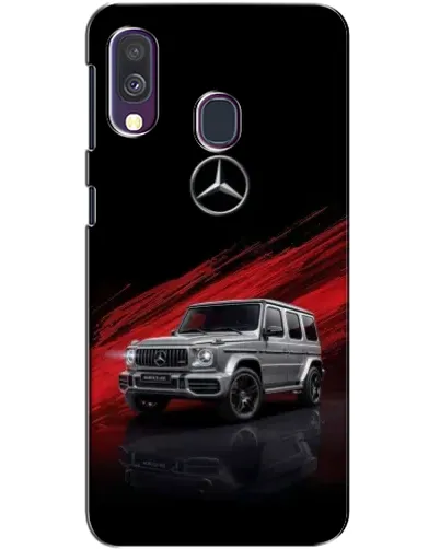 Чехол для Samsung Galaxy A40 2019 (A405F) с картинкой «Mercedes G-Class красный»