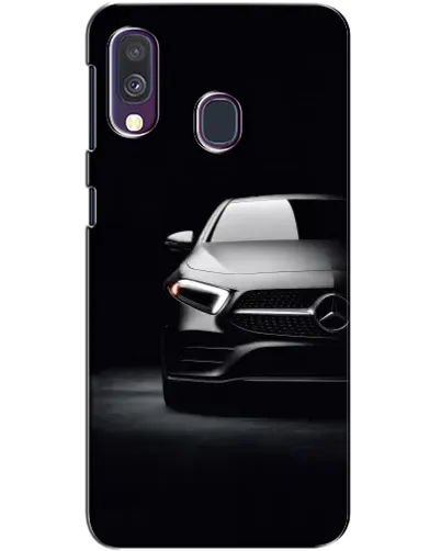 Чехол для Samsung Galaxy A40 2019 (A405F) с картинкой «Свет фар Mercedes»