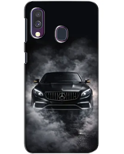 Чехол для Samsung Galaxy A40 2019 (A405F) с картинкой «Mercedes в дыму»