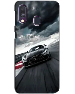 Чехол для Samsung Galaxy A40 2019 (A405F) с картинкой «Гоночный Mercedes AMG»