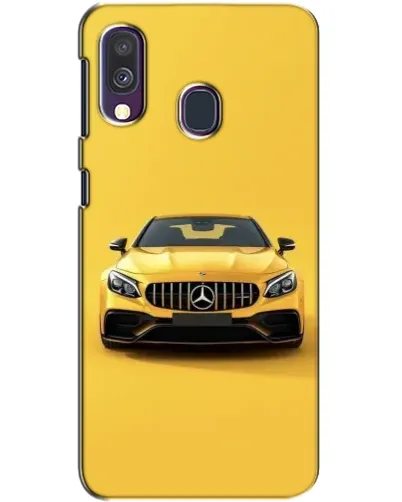 Чехол для Samsung Galaxy A40 2019 (A405F) с картинкой «Желтый Mercedes GT»