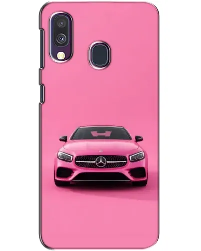 Чехол для Samsung Galaxy A40 2019 (A405F) с картинкой «Розовый Mercedes AMG» Чехол для Samsung Galaxy A40 2019 (A405F) с картинкой «Розовый Mercedes AMG»