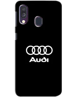 Чехол для Samsung Galaxy A40 2019 (A405F) с картинкой «Классическое лого Audi»