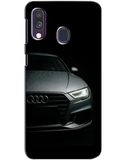 Чехол для Samsung Galaxy A40 2019 (A405F) с картинкой «Audi — детализация кузова»