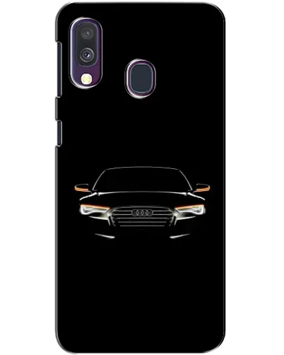 Чехол для Samsung Galaxy A40 2019 (A405F) с картинкой «Audi — ночной контур»