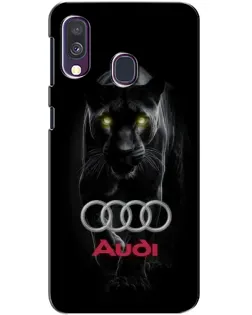 Чехол для Samsung Galaxy A40 2019 (A405F) с картинкой «Пантера и Audi»