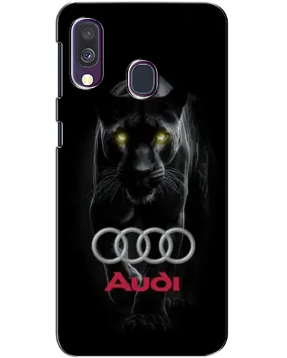 Чехол для Samsung Galaxy A40 2019 (A405F) с картинкой «Пантера и Audi»