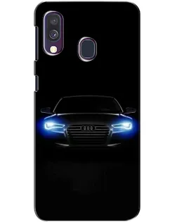 Чехол для Samsung Galaxy A40 2019 (A405F) с картинкой «Audi в неоне»