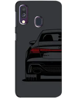 Чехол для Samsung Galaxy A40 2019 (A405F) с картинкой «Задняя часть Audi — арт»