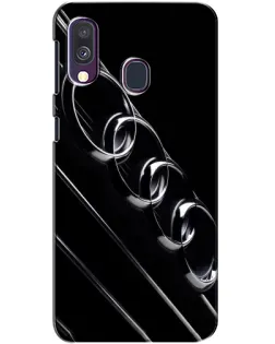Чехол для Samsung Galaxy A40 2019 (A405F) с картинкой «Audi — абстрактные кольца»
