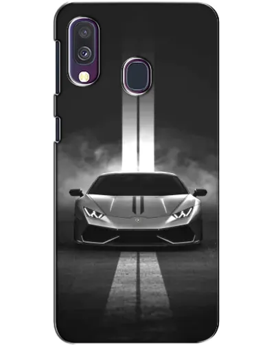 Чехол для Samsung Galaxy A40 2019 (A405F) с картинкой «Lamborghini симметрия дорог»