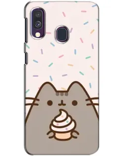 Чехол для Samsung Galaxy A40 2019 (A405F) с картинкой «Пушин с кексом» Чехол для Samsung Galaxy A40 2019 (A405F) с картинкой «Пушин с кексом»