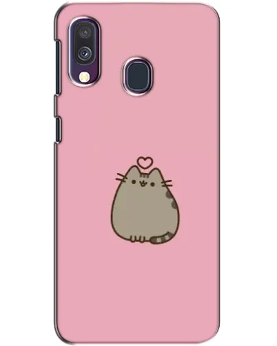 Чехол для Samsung Galaxy A40 2019 (A405F) с картинкой «Pusheen сердце» Чехол для Samsung Galaxy A40 2019 (A405F) с картинкой «Pusheen сердце»