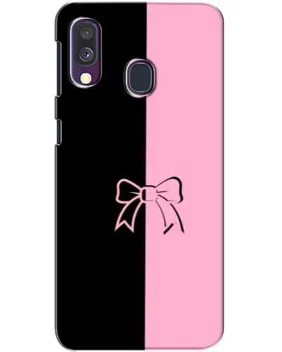 Чехол для Samsung Galaxy A40 2019 (A405F) с картинкой «Половинки банта»