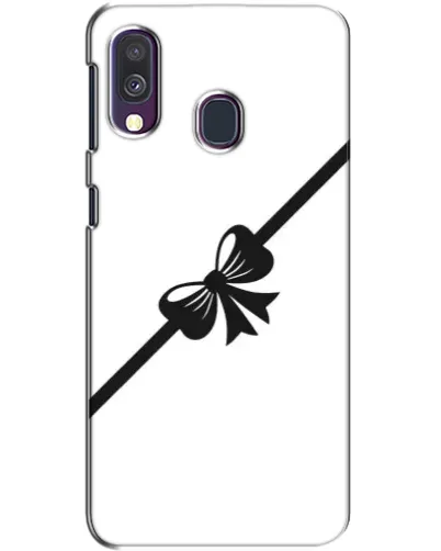 Чехол для Samsung Galaxy A40 2019 (A405F) с картинкой «Диагональный бант»