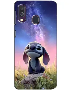 Чехол для Samsung Galaxy A40 2019 (A405F) с картинкой «Стич на рассвете» Чехол для Samsung Galaxy A40 2019 (A405F) с картинкой «Стич на рассвете»