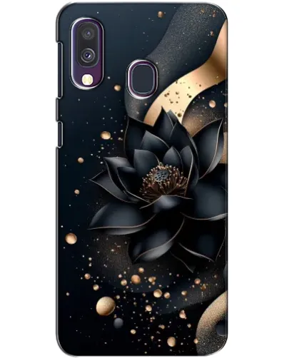 Чехол для Samsung Galaxy A40 2019 (A405F) с картинкой «Черный лотос» Чехол для Samsung Galaxy A40 2019 (A405F) с картинкой «Черный лотос»