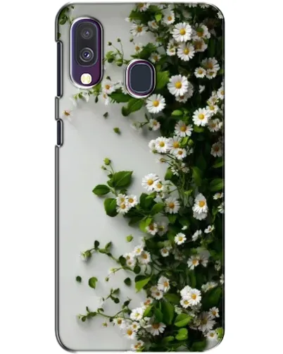 Чехол для Samsung Galaxy A40 2019 (A405F) с картинкой «Ветка мелких белых цветов» Чехол для Samsung Galaxy A40 2019 (A405F) с картинкой «Ветка мелких белых цветов»