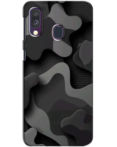 Чехол для Samsung Galaxy A40 2019 (A405F) с картинкой «Темный абстрактный камуфляж» Чехол для Samsung Galaxy A40 2019 (A405F) с картинкой «Темный абстрактный камуфляж»