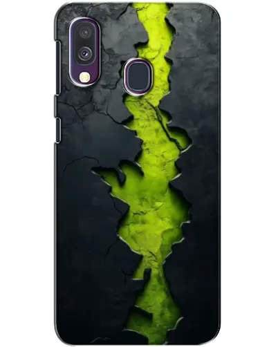 Чехол для Samsung Galaxy A40 2019 (A405F) с картинкой «Салатовый разлом скалы» Чехол для Samsung Galaxy A40 2019 (A405F) с картинкой «Салатовый разлом скалы»