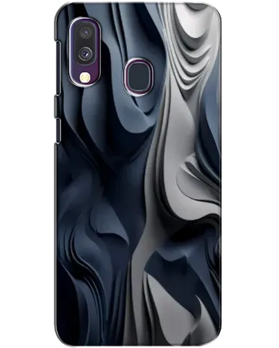 Чехол для Samsung Galaxy A40 2019 (A405F) с картинкой «Объемные синие складки» Чехол для Samsung Galaxy A40 2019 (A405F) с картинкой «Объемные синие складки»