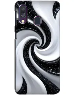 Чохол для Samsung Galaxy A40 2019 (A405F) з картинкою «Чорно-біла спіраль» Чохол для Samsung Galaxy A40 2019 (A405F) з картинкою «Чорно-біла спіраль»