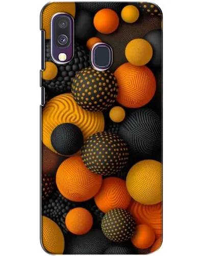 Чехол для Samsung Galaxy A40 2019 (A405F) с картинкой «Объемные оранжевые сферы» Чехол для Samsung Galaxy A40 2019 (A405F) с картинкой «Объемные оранжевые сферы»