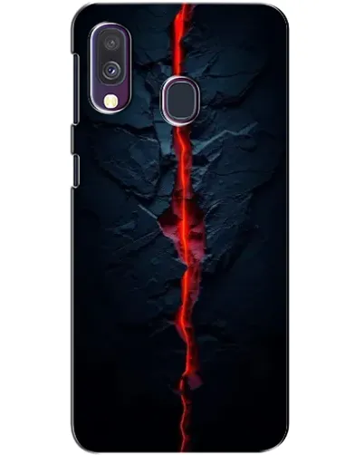 Чехол для Samsung Galaxy A40 2019 (A405F) с картинкой «Kрасная лавовая трещина» Чехол для Samsung Galaxy A40 2019 (A405F) с картинкой «Kрасная лавовая трещина»